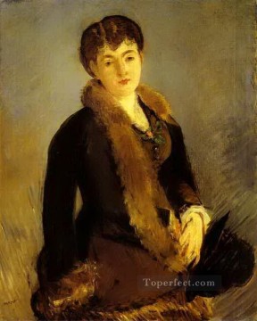 Édouard Manet Painting - Retrato de la señorita Isabelle Lemonnier Eduard Manet